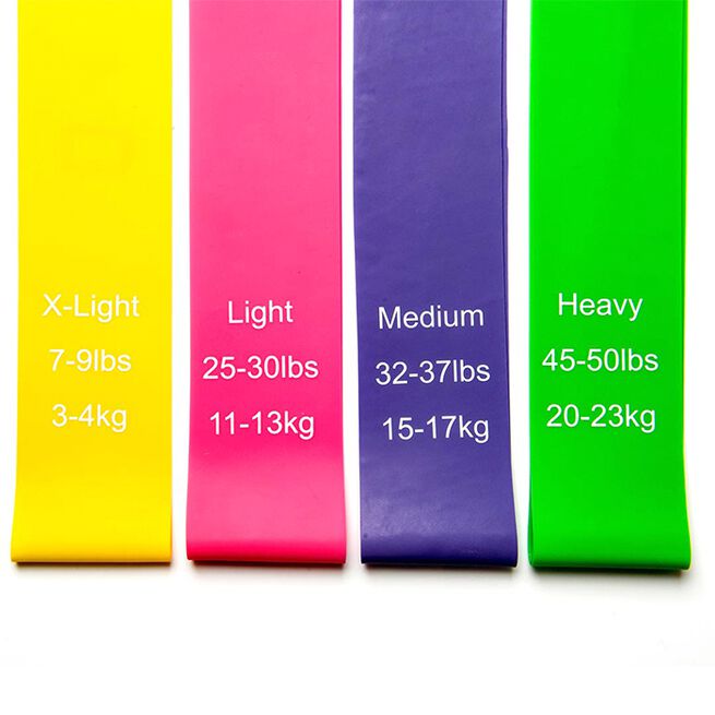 Booty Builder Mini Bands, Pink, 4-Pack  Booty Builder Minibands Rosa 4-Pack
